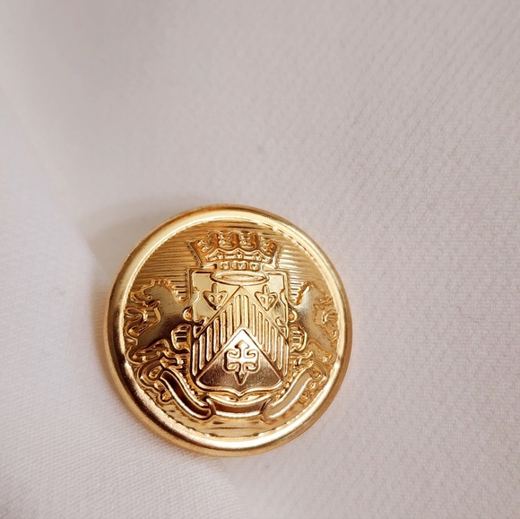 Express Editor Double Breasted Blazer in White NWT Size XS - Picture 7 of 13